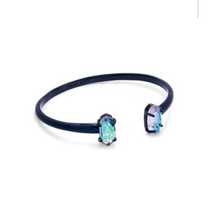 Kendra Scott Edie bangle in navy and dichroic